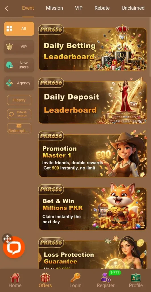 PKR 656 Game Play Online & Win Real Money in Pakistan