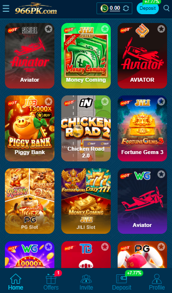 966 PK Game Apk Play Casino, Enjoy Sports and Win Real Money Daily