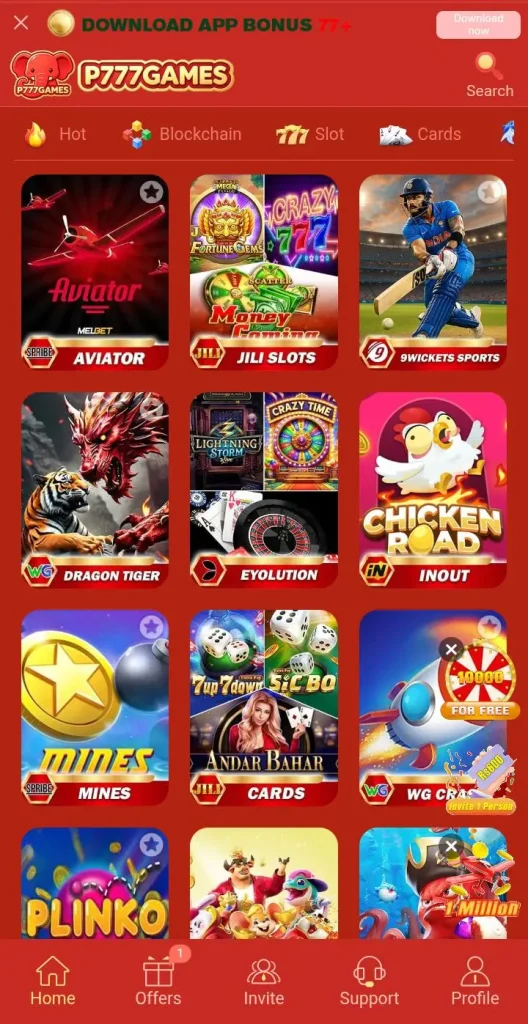 P777 Game Play and Win Real Money Online in Pakistan 2026