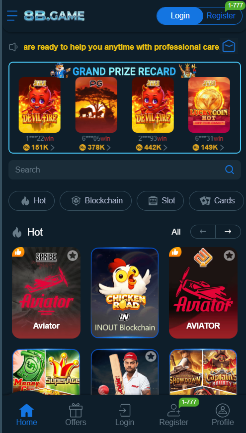 8B.Game Best Casino for Players and Register and Win Real Money