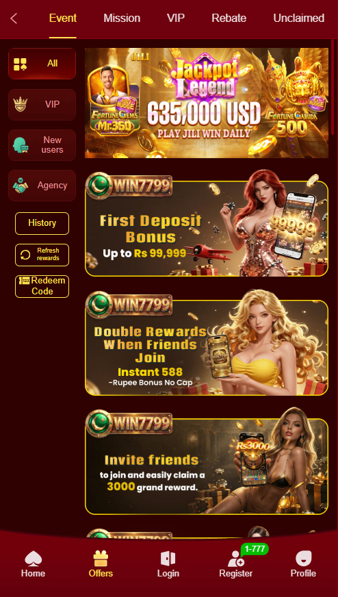 Win7799 Game 2026 Best Online Casino  Register Play and Win Real Money