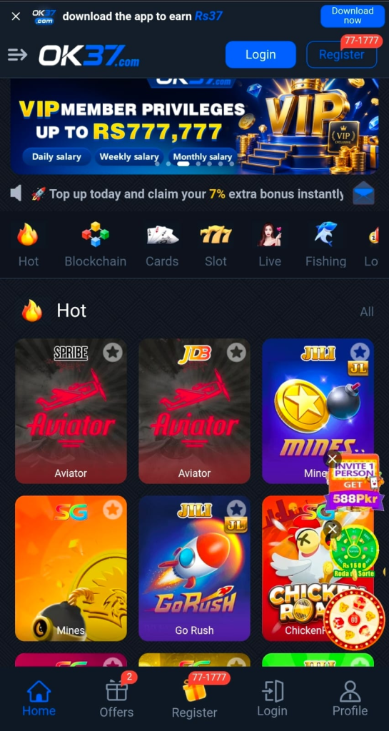 OK37 Game Best All in One Gaming Platform with Easy Login and Quick Cash outs