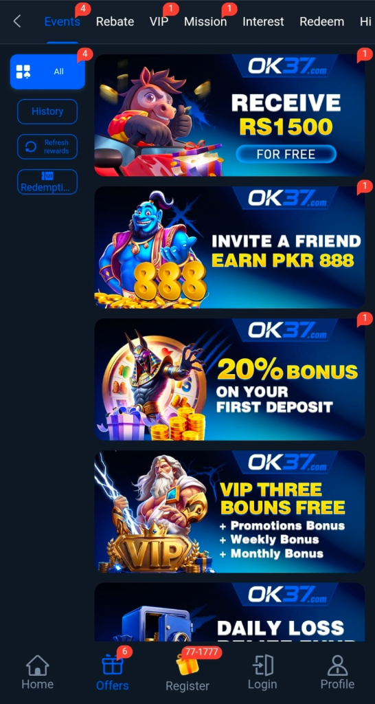 OK37 Game Best All in One Gaming Platform with Easy Login and Quick Cash outs