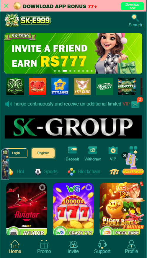 SK-E999 Game And Exciting Online Gaming Platform with Fast Rewards