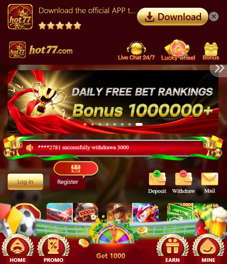 HOT77 Game And Exciting Online Gaming Platform with Fast Rewards
